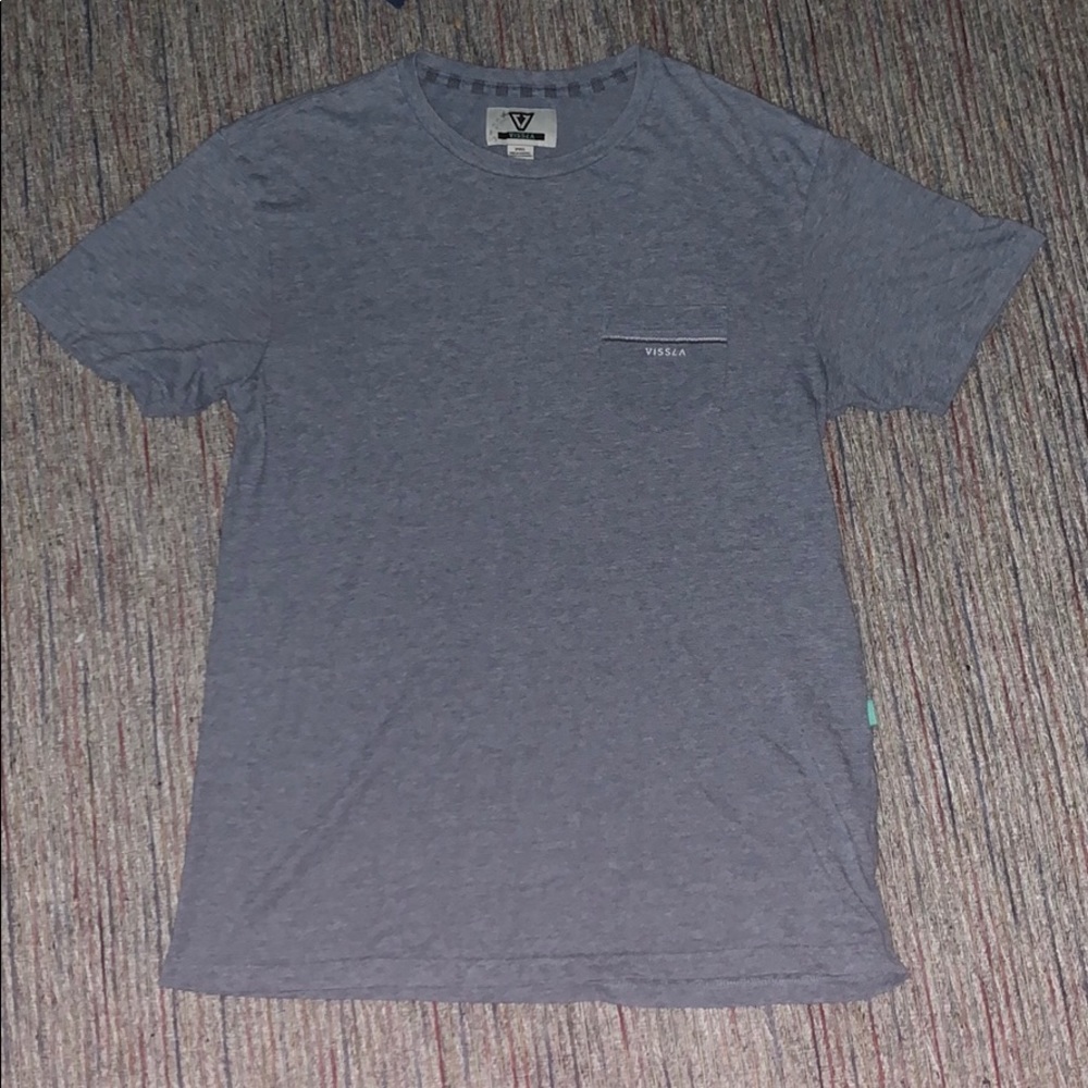 Adult small blue Vissla t-shirt